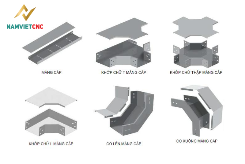 Phụ kiện máng cáp - Ảnh 4 phụ kiện thang máy cao cấp tại Nam Việt CNC