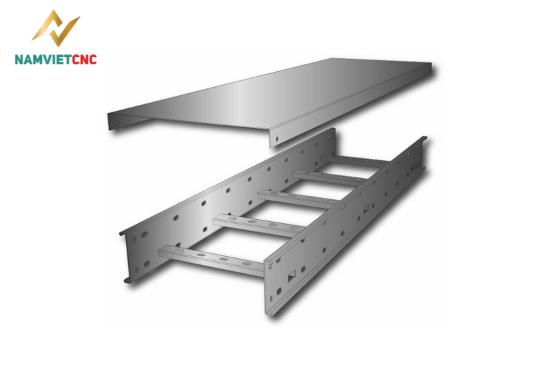Nam Việt CNC giới thiệu chung về thang cáp có nắp Nam Việt CNC giới thiệu chung về thang cáp có nắp