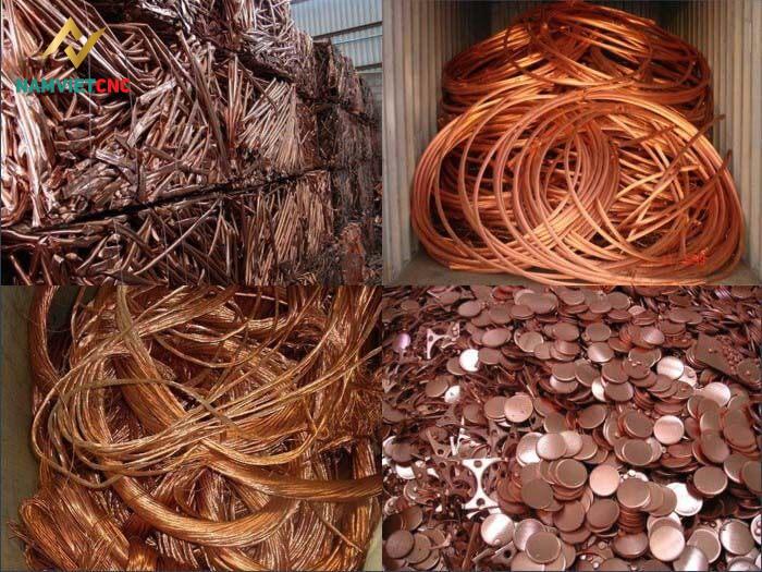Đồng thau và đồng đỏ trong gia công cơ khí