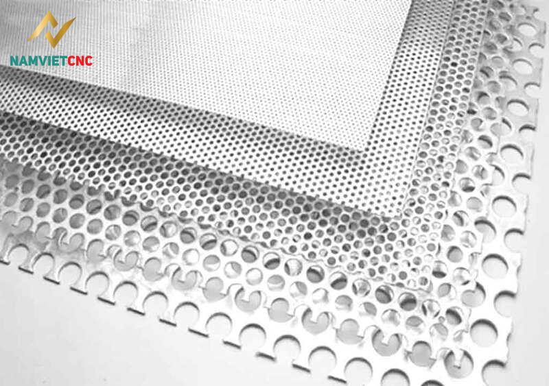 Dập lỗ Inox tại Nam Việt CNC