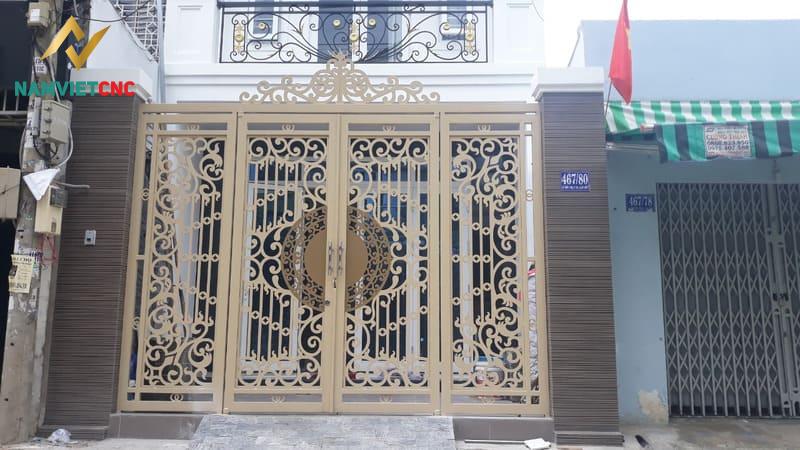 Kích Thước Cổng Sắt 4 Cánh