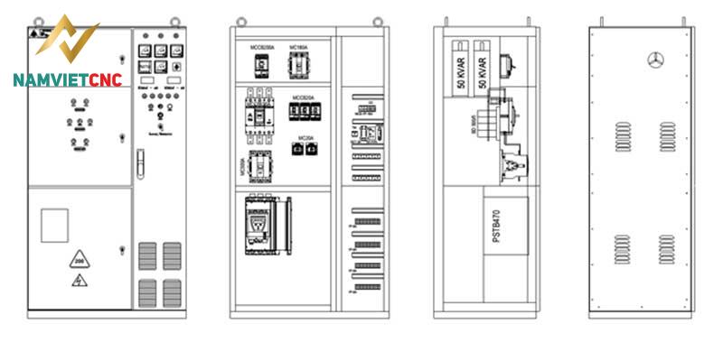 Bản vẽ tủ điện công nghiệp - Ảnh 2